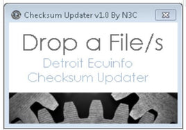Detroit Diesel Ecu info Checksum Updater version 1.0