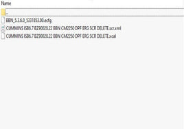 COMMINS ISB6.7 BZ90028.22 BBN CM2250 DPF ERG SCR DELETE included Screen File