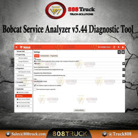 Bobcat Service Analyzer v5.44 Diagnostic Tool