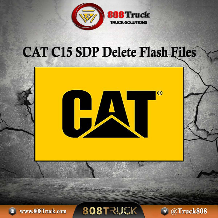 CAT C15 SDP Delete Flash Files| 808TRUCKS 🎯