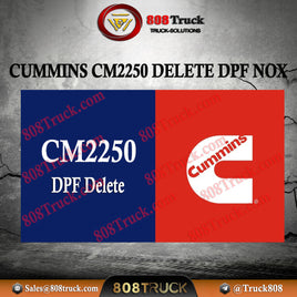 CUMMINS CM2250 DELETE DPF NOX with Screen file + Video Guides