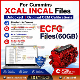 CUMMlNS ECFG Files (60GB) + XCAL INCAL Files (4.35GB) Unlocked Original OEM Calibrations for CaItrm ECM Calibrations