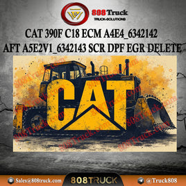 Caterpillar 390F C18 ECM A4E4_6342142 AFT A5E2V1_6342143 SCR DPF EGR DELETE