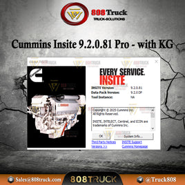 Commins lnsite 9.2.0.81 Pro – ZapIT & Fleet Passwords 2026 - with KG