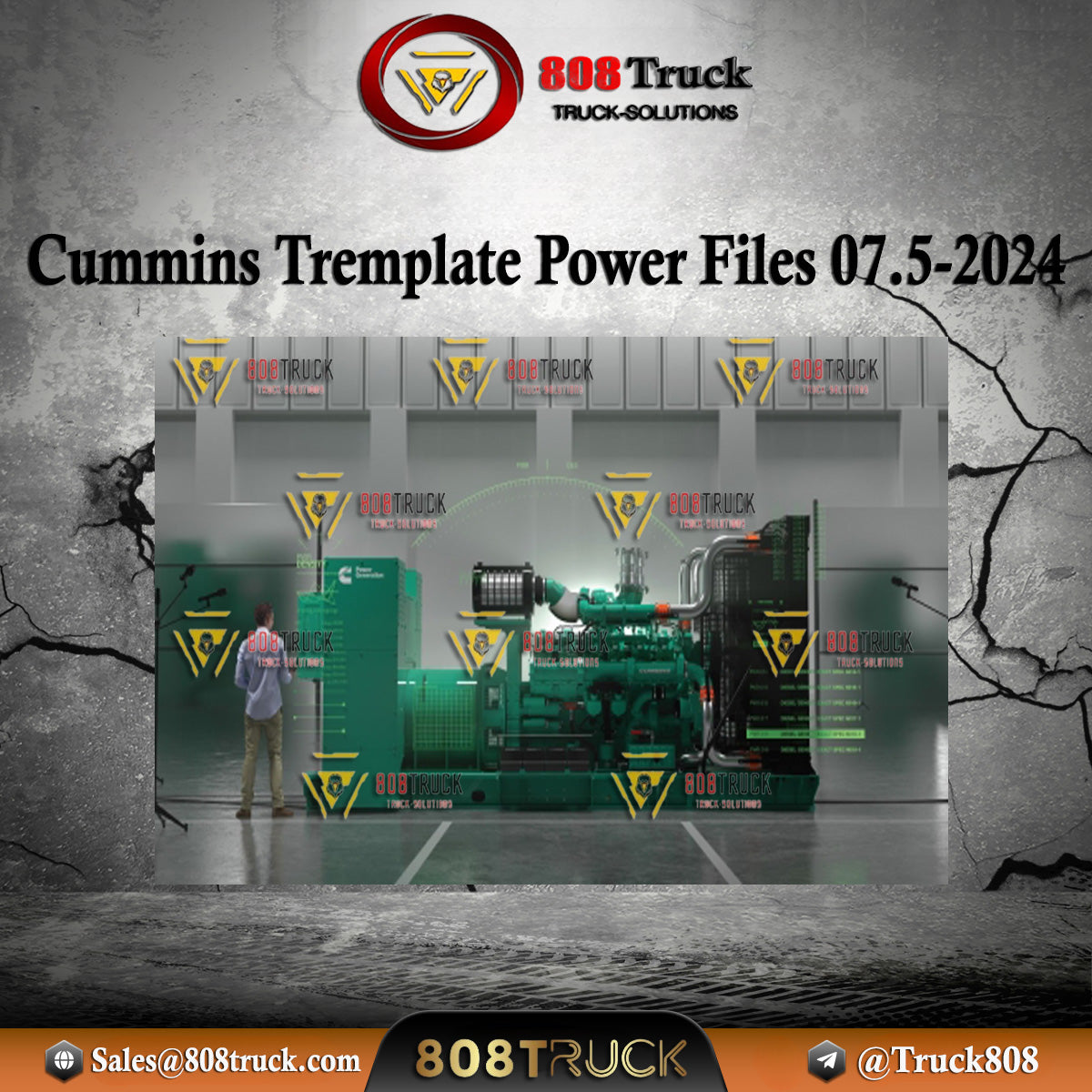 Commins Template Power Files 07.5-2024| 808TRUCKS 🎯