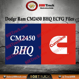 Dodge Ram CUMMlNS CM2450 BHQ ECFG Files