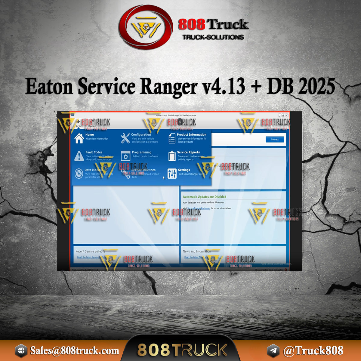 Eaton Service Ranger v4.13 + Database 2025| 808TRUCKS 🎯