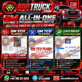 GM Package 3 in 1, GM TCU Flasher, GM ECU FLASHER and GM DPS FILES V2.1 + SEED KEY 5 BYTES tools