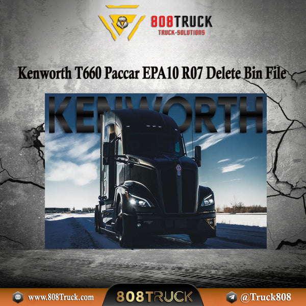 Magic Tuner Pacar Kenworth T660 Paccar EPA10 R07 Delete Bin File for Magic Tuner Tool ...