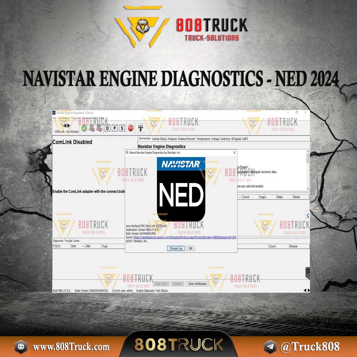 NAVISTAR ENGINE DIAGNOSTICS - NED 2024| 808TRUCKS 🎯