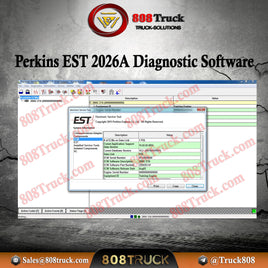 Perkins EST 2026A Diagnostic Software + Factory Password – With Kg