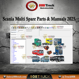 Scania Multi Spare Parts & Manuals Online Subscription 2025