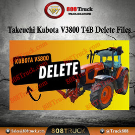 Takeuchi Kubota V3800 T4B ACM ECM Delete Files