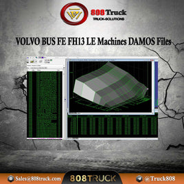 VOLVO BUS FE FH13 LE Machines DAMOS Ols A2L Hex Files Collection