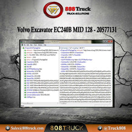 Volvo Excavator EC240B MID 128 - 20577131 - Construction Equipment Flash File