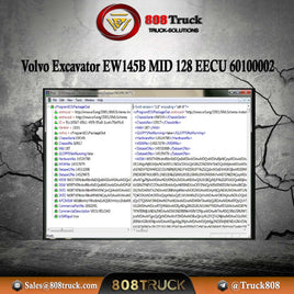 Volvo Excavator EW145B MID 128 EECU 60100002 - Construction Equipment Flash File