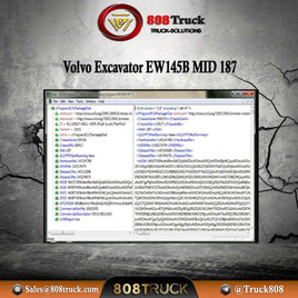 Volvo Excavator EW145B MID 187 - Construction Equipment Flash File