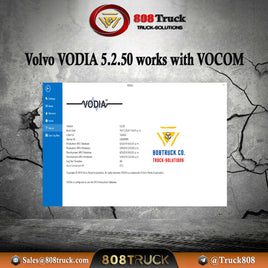 Volvo VODIA 5.2.50 works with VOCOM – Diagnostic Software + keygeng + Video guide