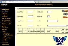 Caterpillar Hydraulic Information System (HIS) - 808TRUCK
